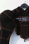 Windowsen corset pad shoulder sweater PS23T003 black